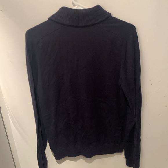 Extremely Stylish Elegant GAP Cotton Cashmere Full Button Up Dark Blue Cardigan - Picture 6 of 7